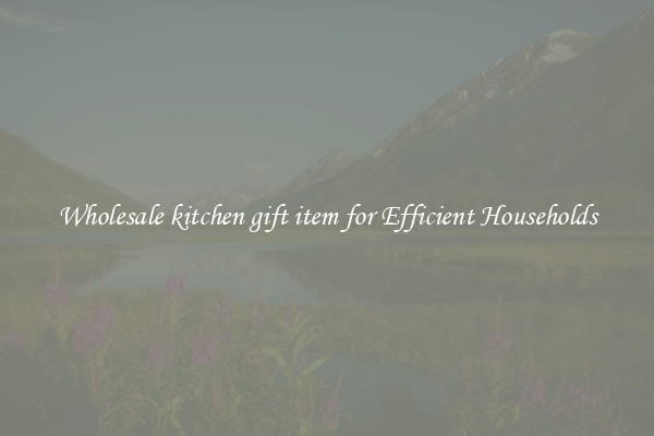 Wholesale kitchen gift item for Efficient Households