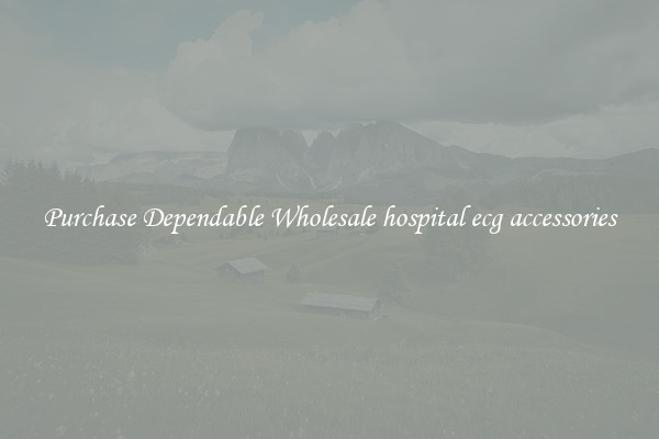 Purchase Dependable Wholesale hospital ecg accessories