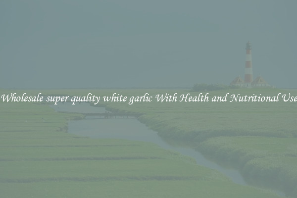 Wholesale super quality white garlic With Health and Nutritional Use
