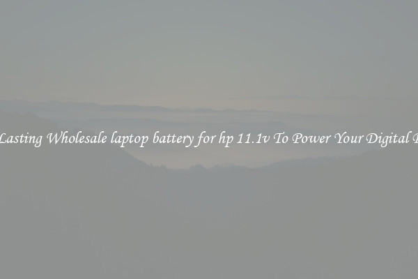 Long Lasting Wholesale laptop battery for hp 11.1v To Power Your Digital Devices