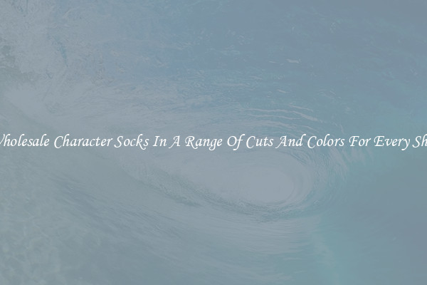 Wholesale Character Socks In A Range Of Cuts And Colors For Every Shoe